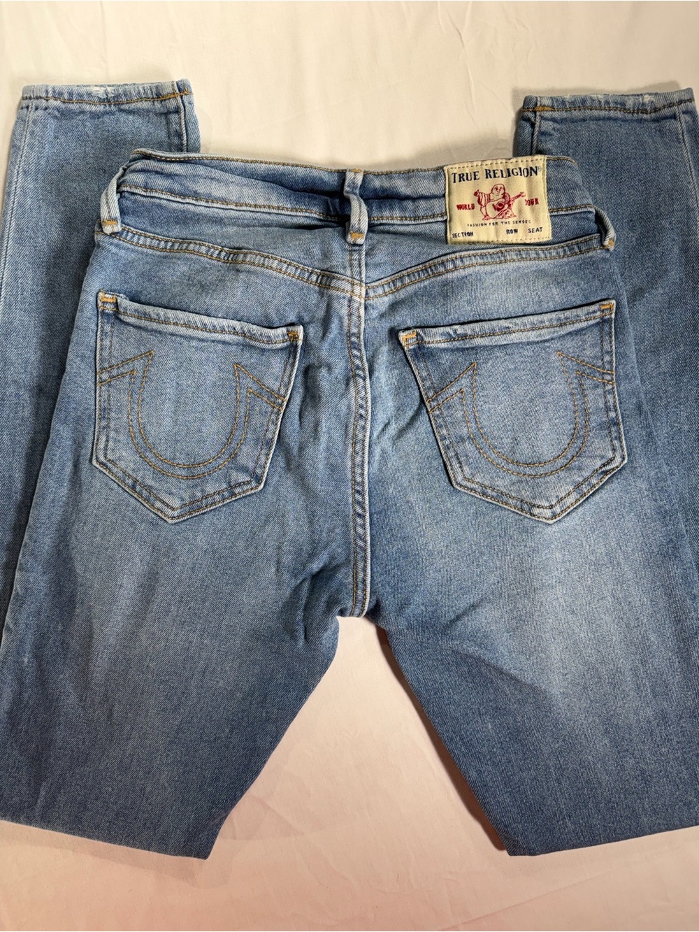 Y2K Buddha True Religion Light Blue High-Rise Women’s Jeans